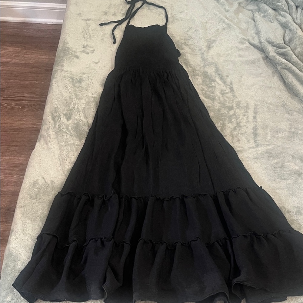 Flying Tomato Black Maxi Dress